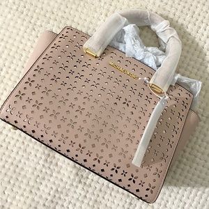 Michael Kors Selma Medium Perforated Leather